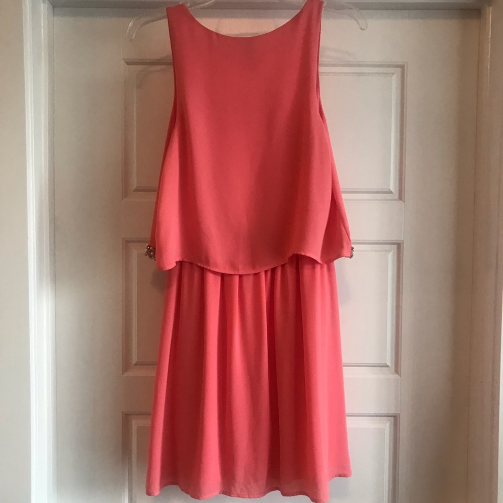 Pink Francesca’s dress with pearl beading - Picture 2 of 5